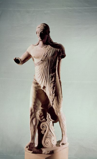 Apollo van Veii, uit de Tempel van Minerva, ca.510 v.Chr. door Etruscan